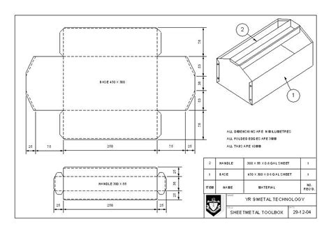 sheet metal tool box plans